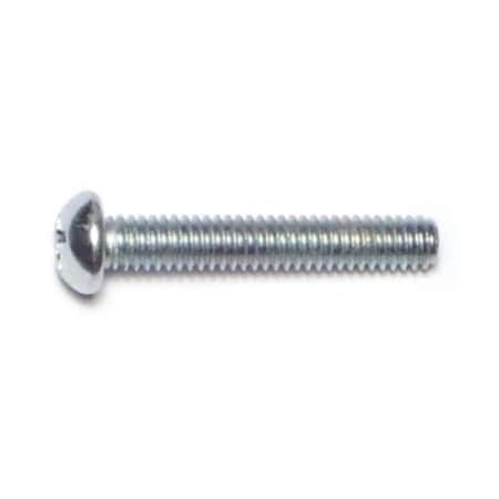 Midwest Fastener #8-32 x 1 in Phillips Round Machine Screw, Zinc Plated Steel, 36 PK 63594